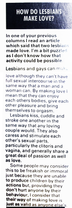 How Do Lesbians Make Love